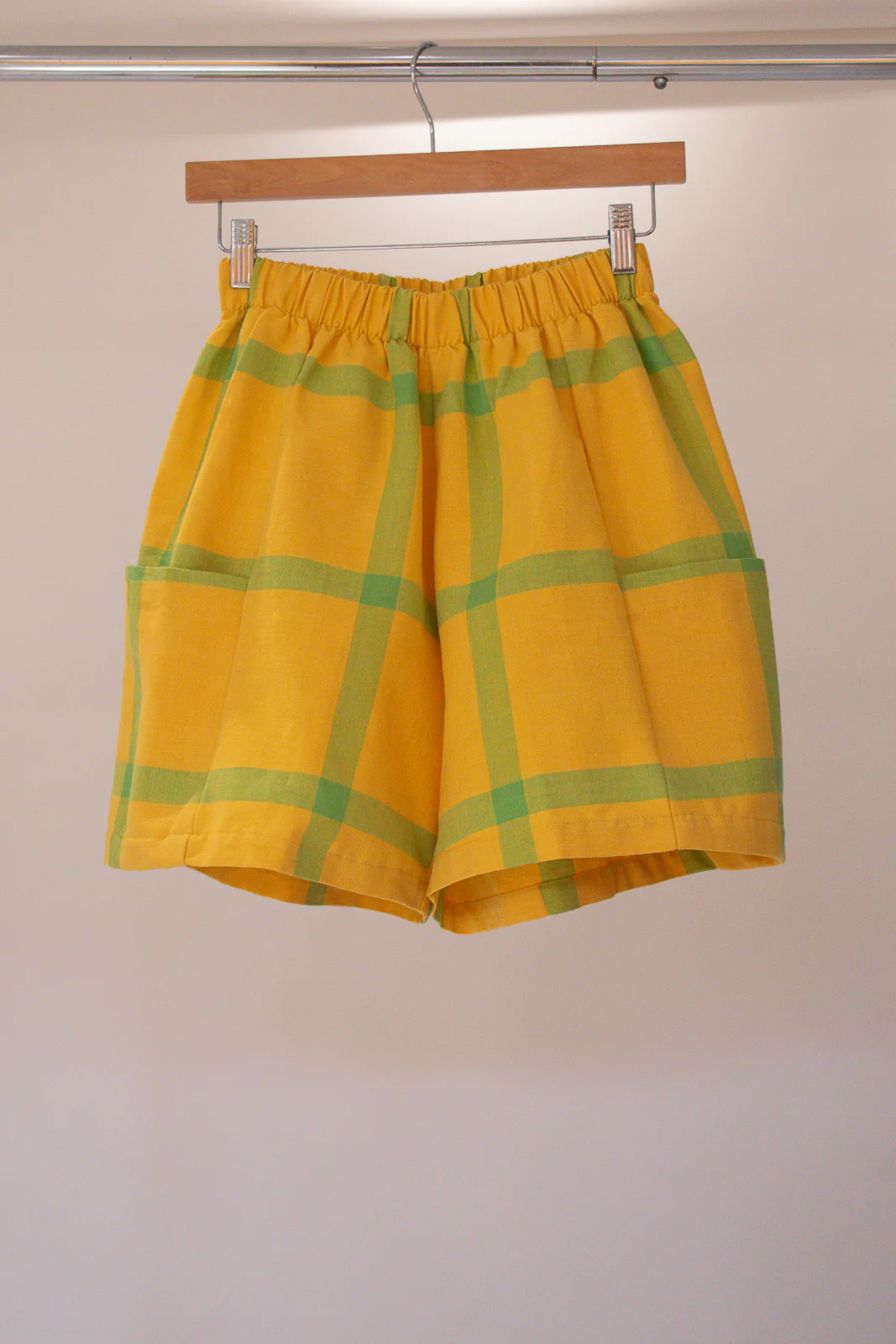 Reid Plaid Cotton Shorts - Image 5