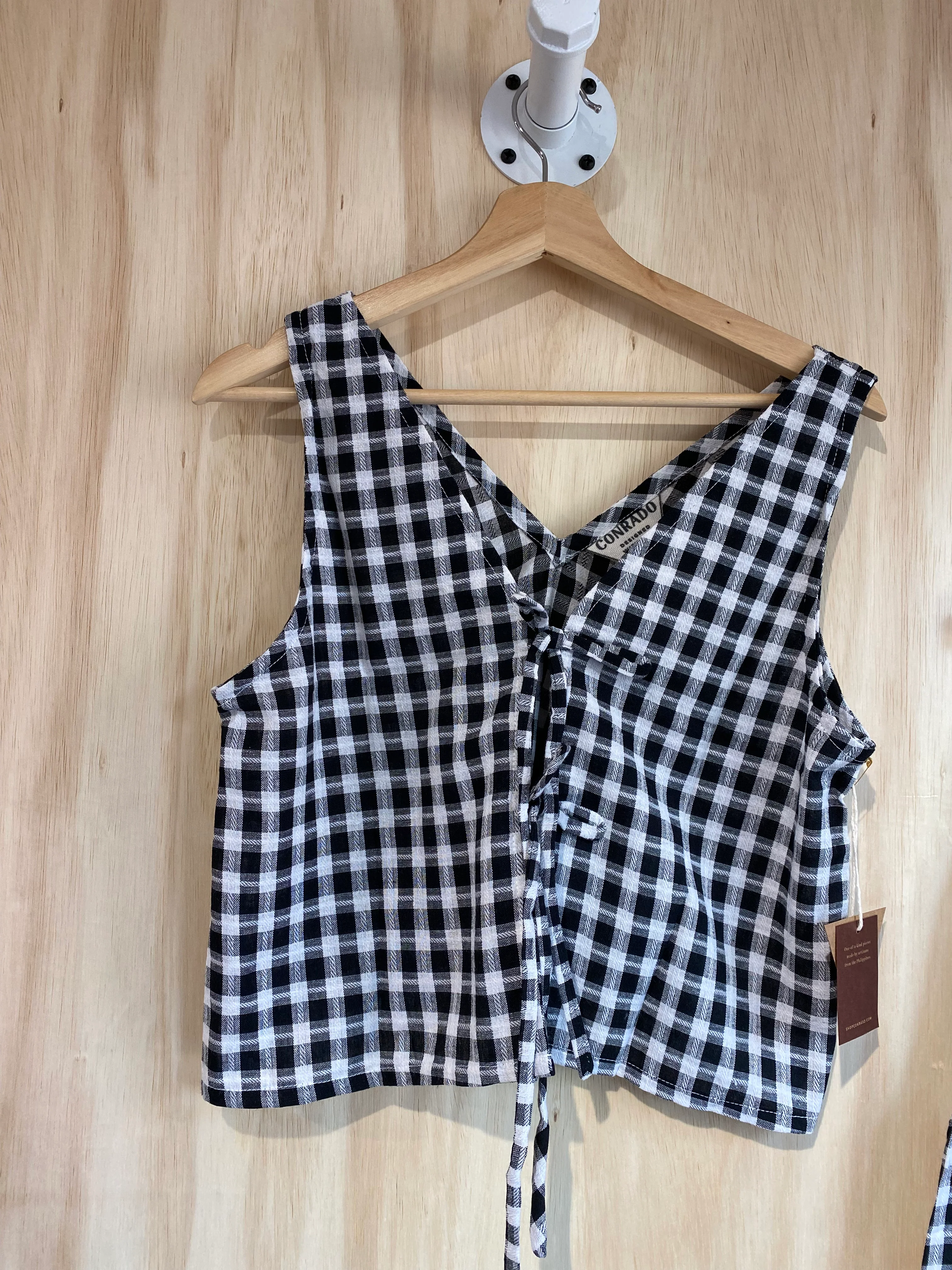Rosalie Tied Tank Top - Image 7