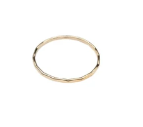 Rose Gypsy - Gold Filled Texture Stacker Ring