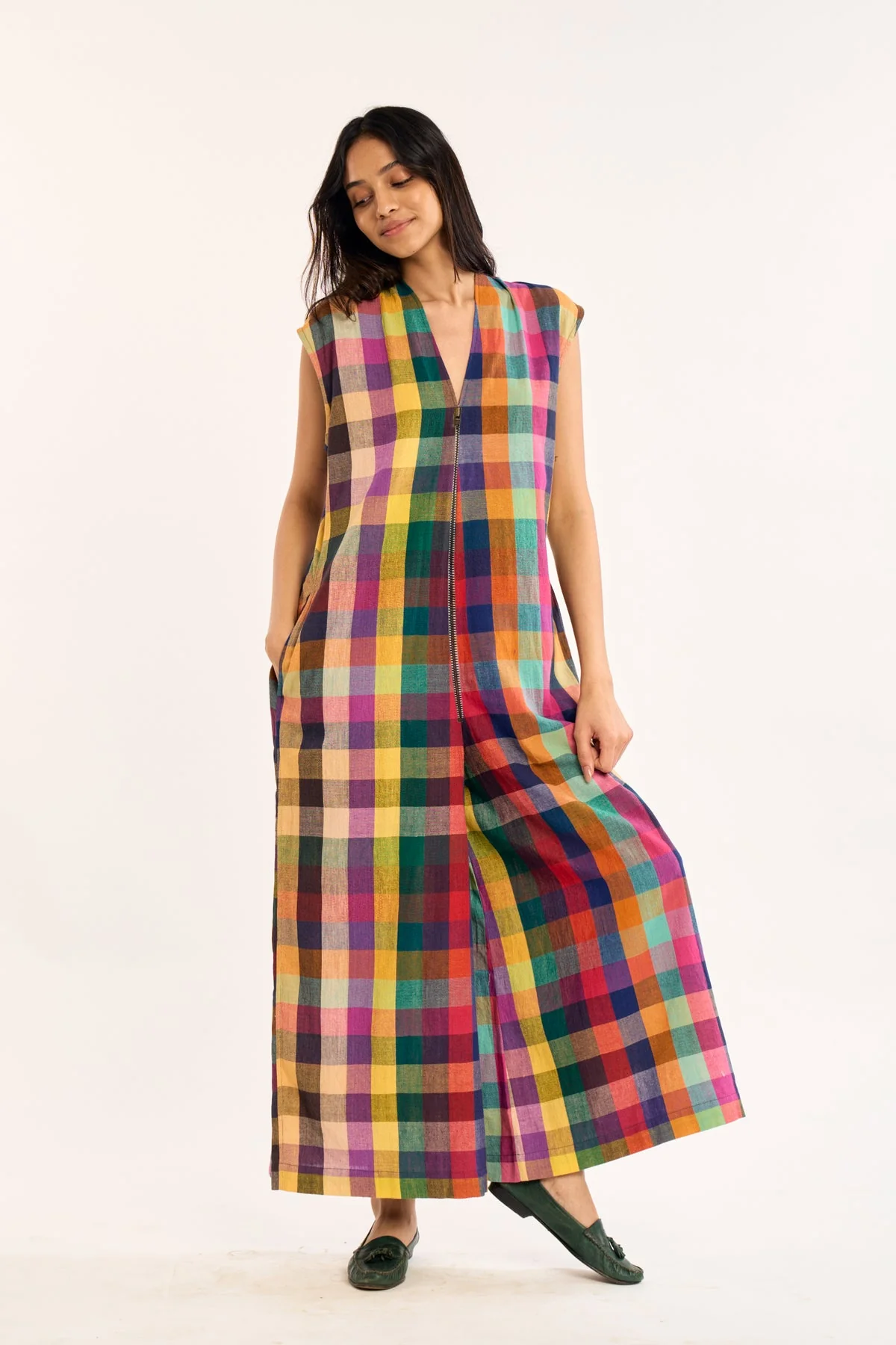 Rujuta Sheth Nina Jumpsuit - Caravan Chex - Image 3