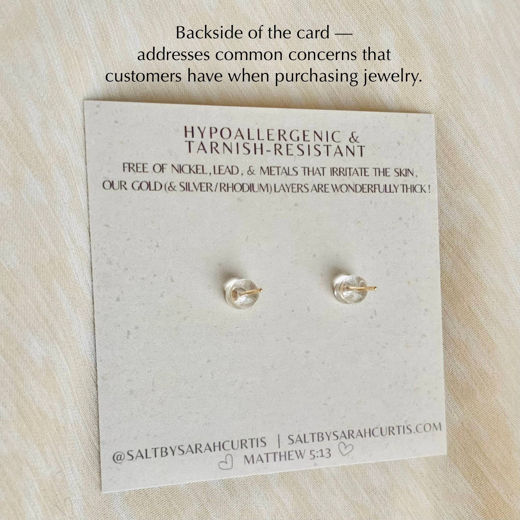 SALT - SEASHELL STUDS | 18K gold - Image 3