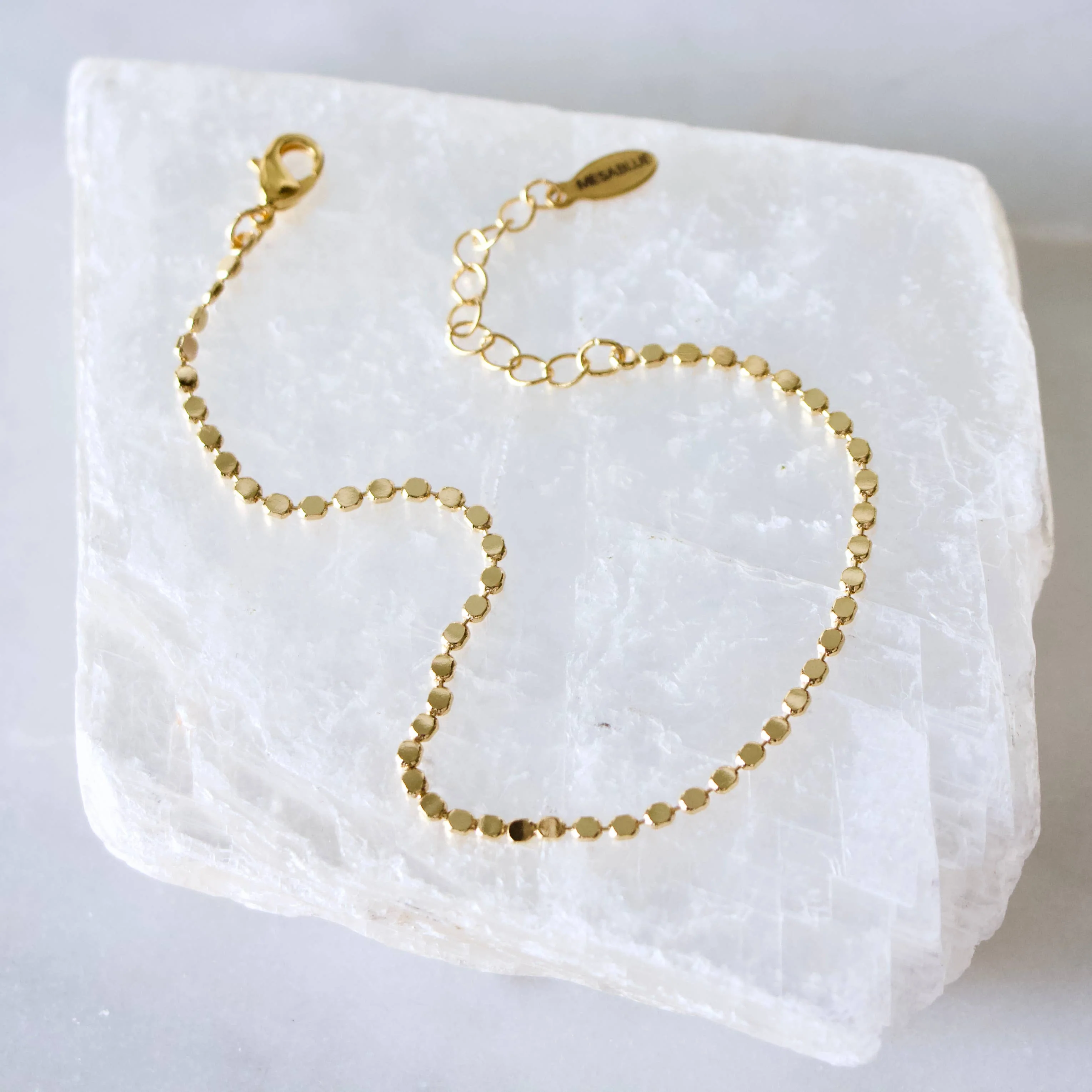 Small Gold Coin Bracelet - Image 2