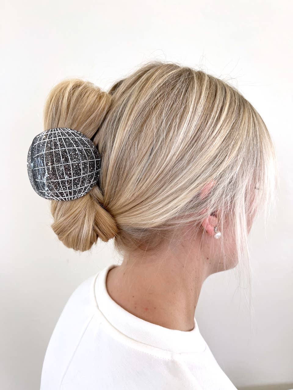 Solar Eclipse - Disco Ball Claw Hair Clip - Image 3