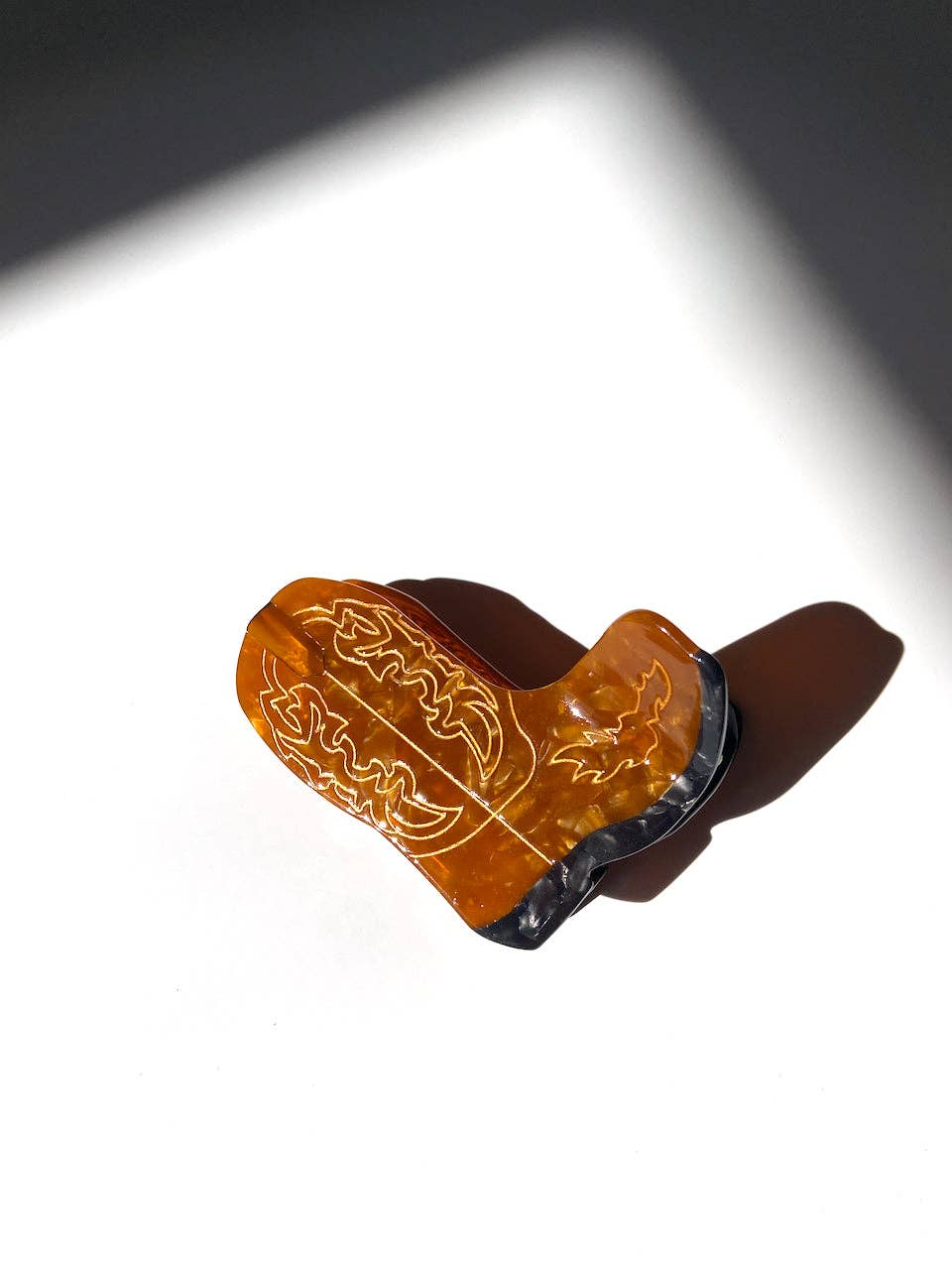 Solar Eclipse - Western Cowboy Boot Hair Claw