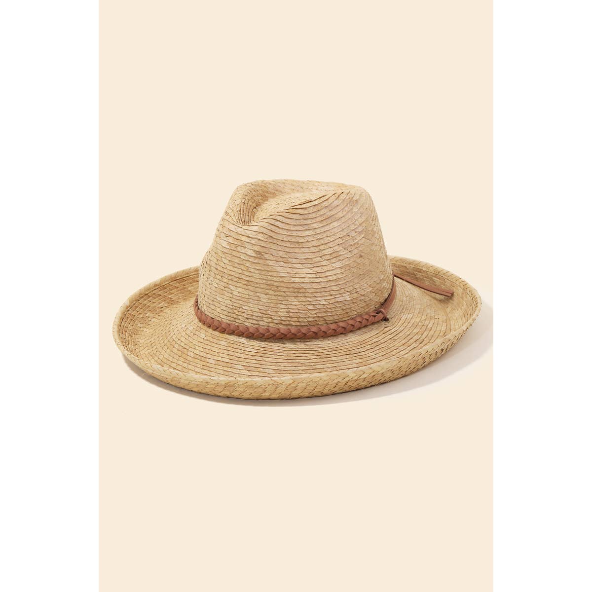 Straw Braided Western Hat - Image 3
