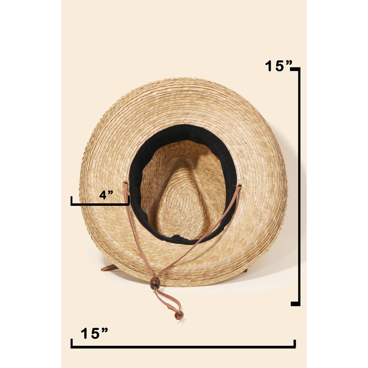 Straw Braided Western Hat - Image 5