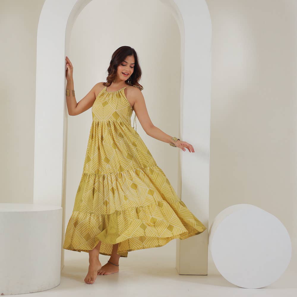 The Fox and The Mermaid - Udvita Shibori Hand-Dyed Maxi Dress - Image 18