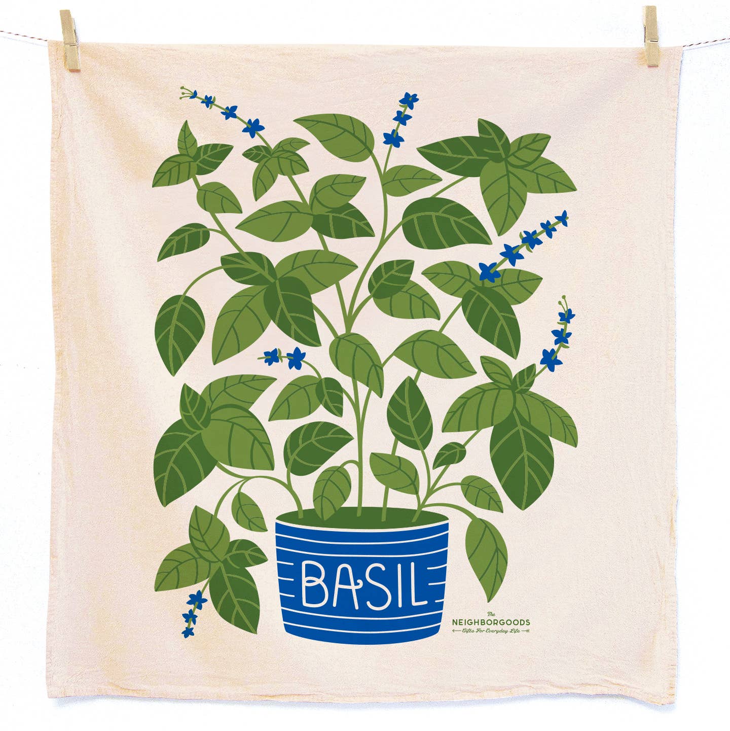 The Neighborgoods - TOMATO BASIL (Tomato, Basil) - Tea Towel Set of 2 - Image 5