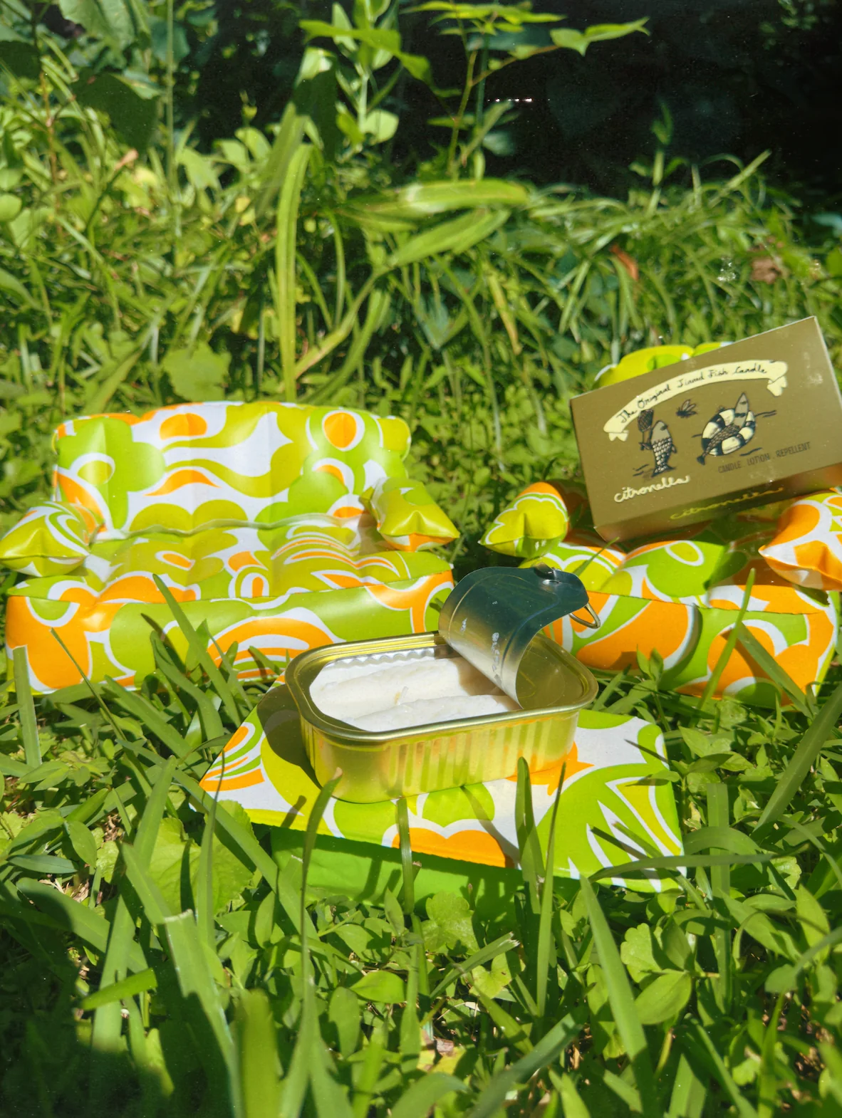 Tinned Candle - Tinned Fish Candle - Citronella - Image 3