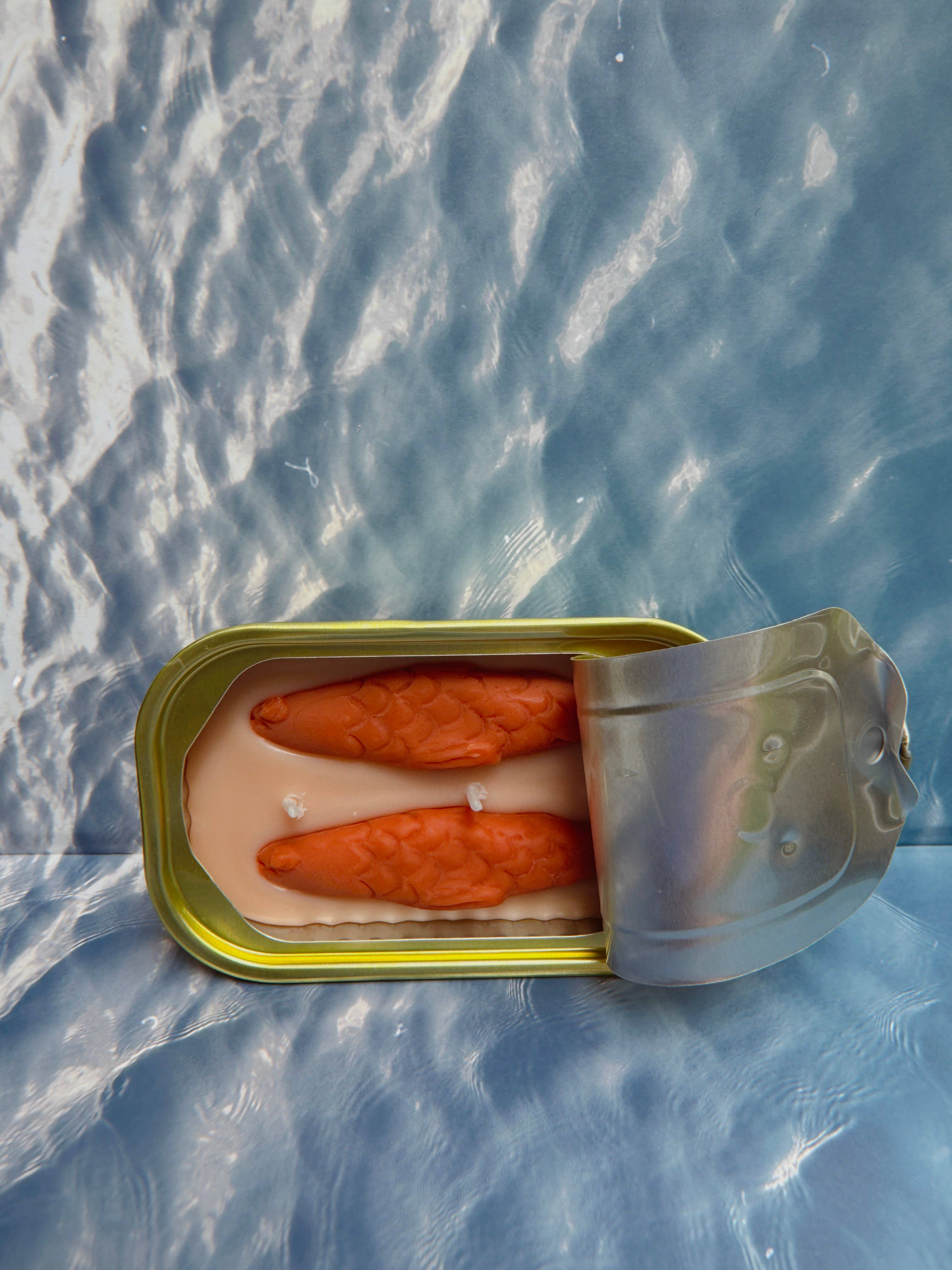 Tinned Candle - Tinned Fish Candle - Oakmoss & Amber - Image 4