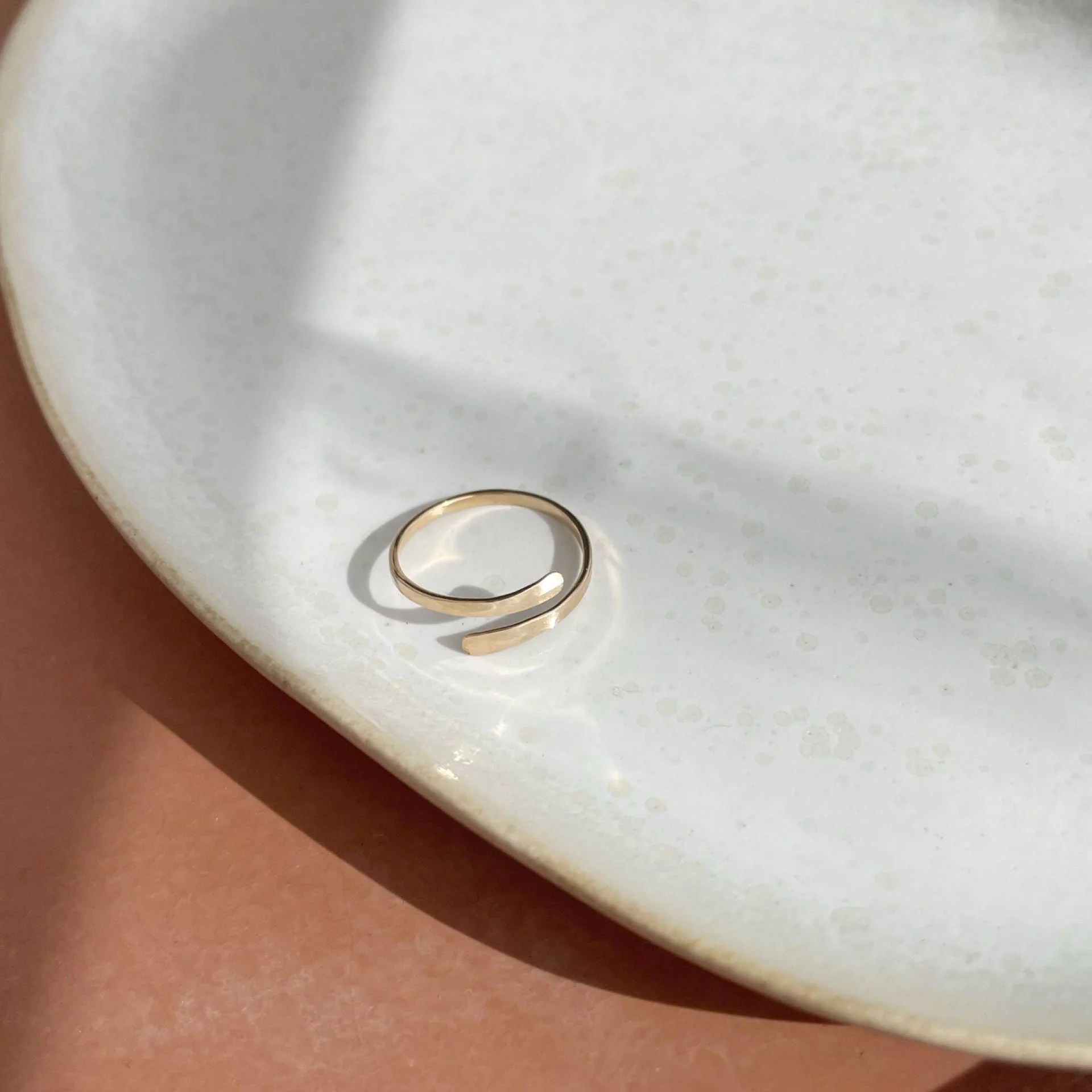 Token Jewelry - Coil Ring 14k Gold Fill