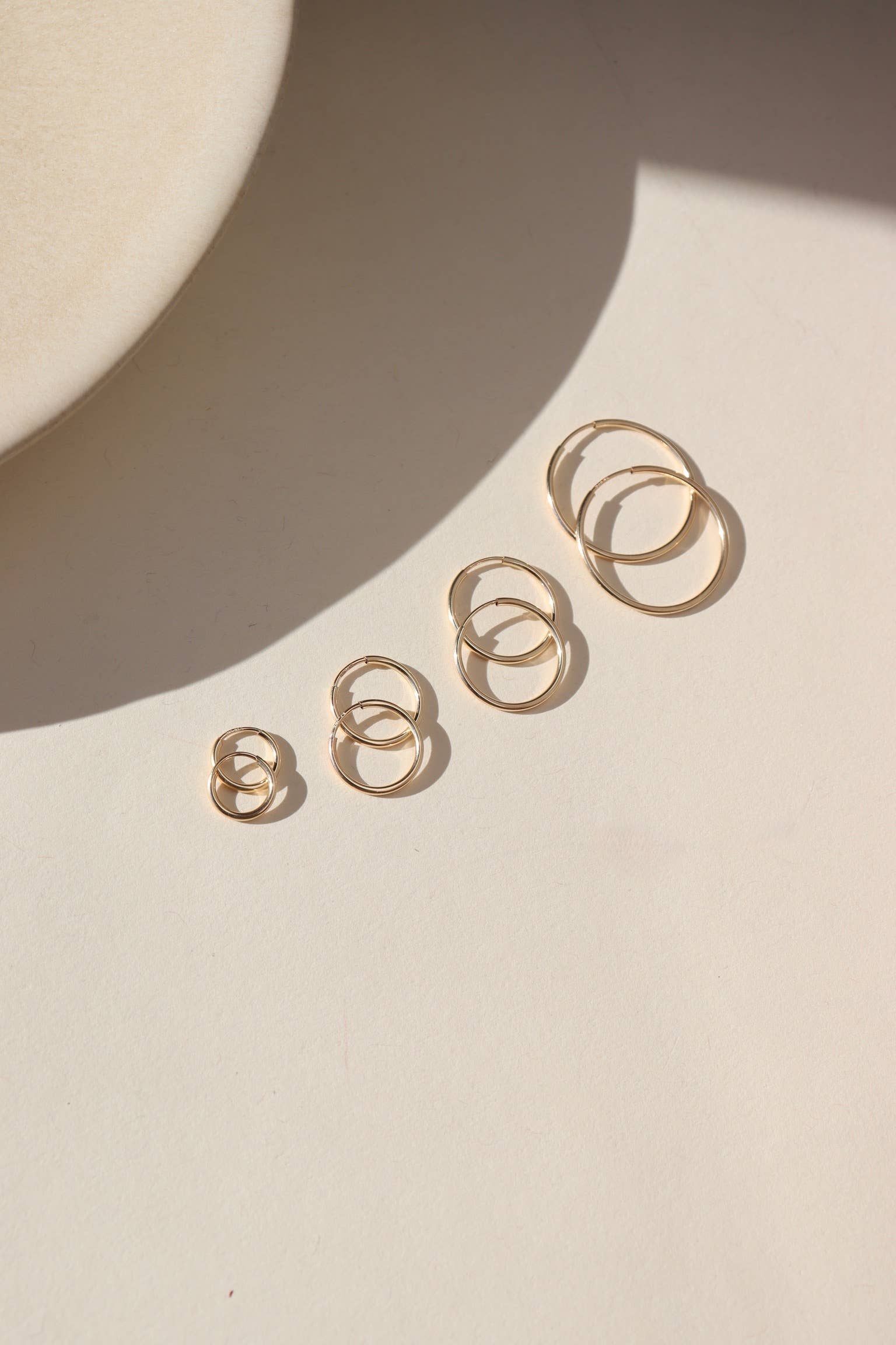 Token Jewelry - Goldie Hoops in 14k Gold Fill - Image 2