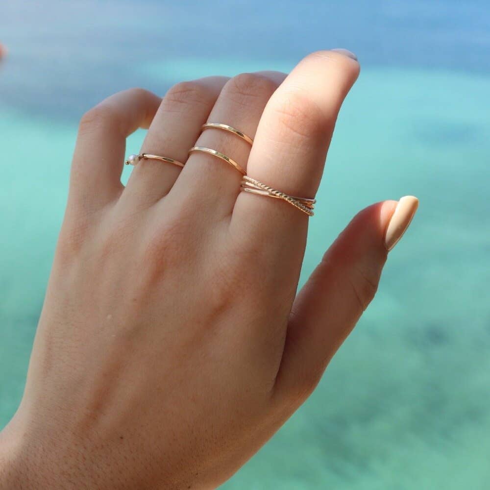 Token Jewelry - Pearla Ring in 14k Gold Fill - Image 4