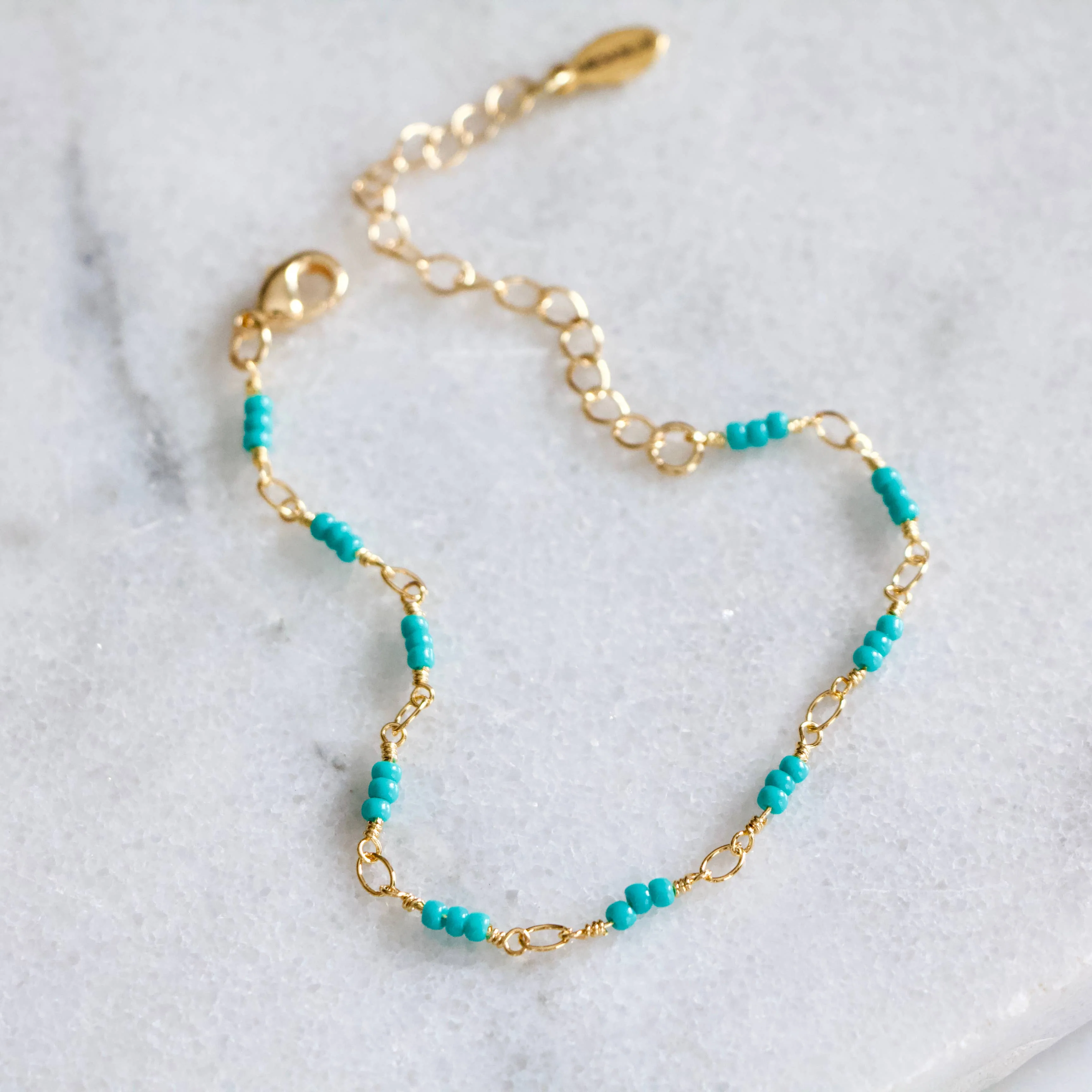 Turquoise Beaded Bracelet