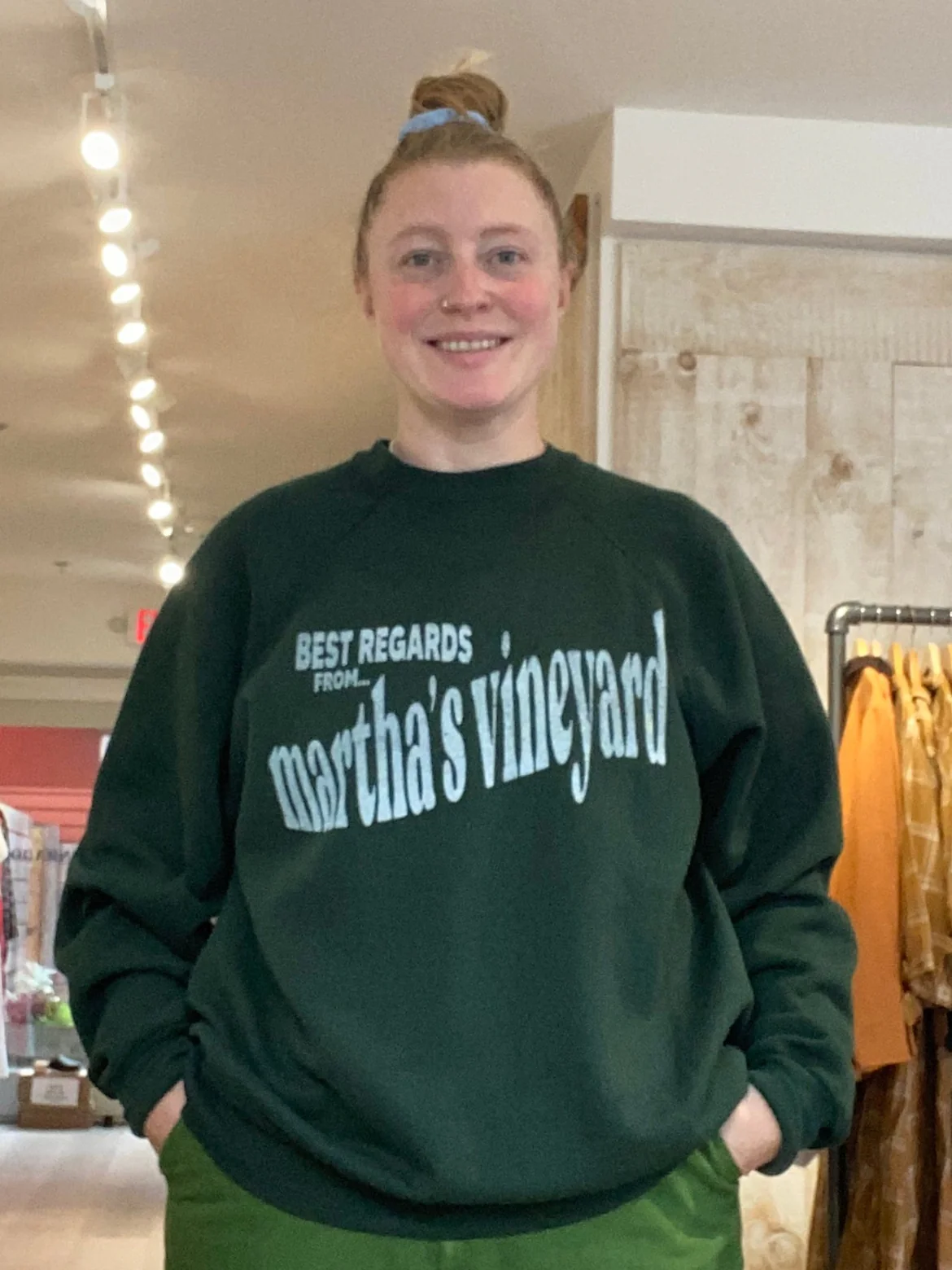 Vintage Best Regards from Martha's Vineyard Sweatshirt - Image 11