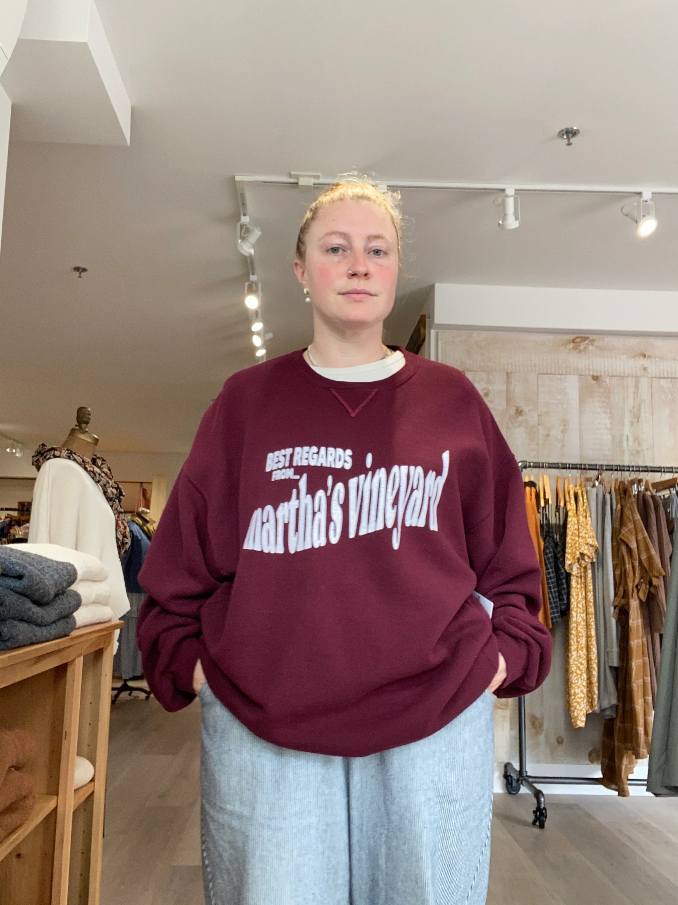 Vintage Best Regards from Martha's Vineyard Sweatshirt - Image 13