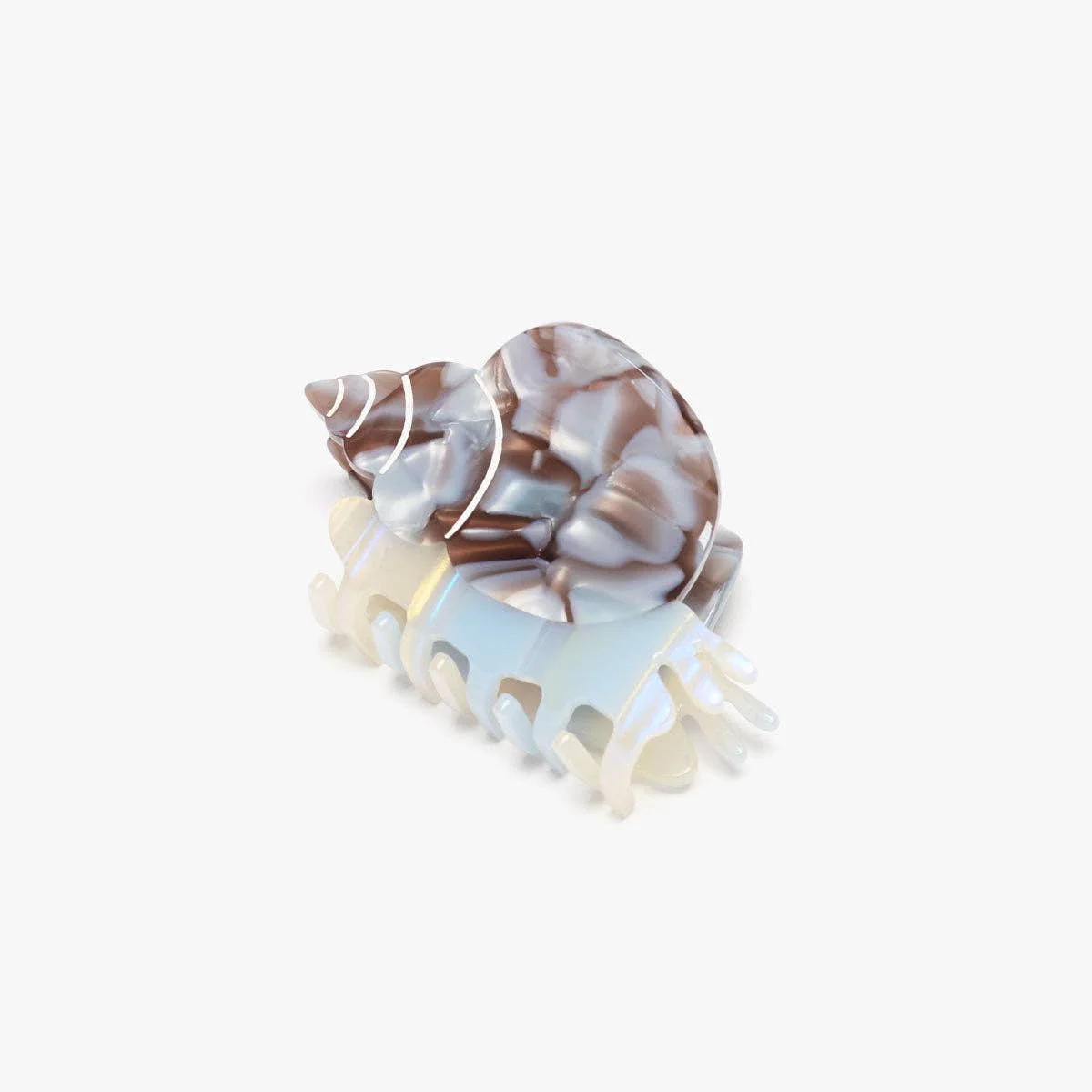 Winona Irene - Blue Whelk Sea Snail Shell Hair Claw Clip