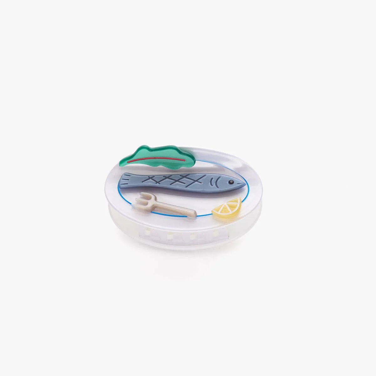 WINONA IRENE - Poisson Sardine Fish Plate Hair Claw - Image 2